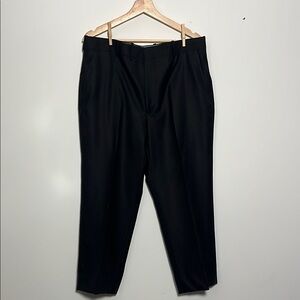 NWOT Men's Corbin 36S Black Wool Dress Pants